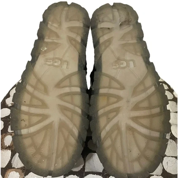 UGG Neumel Strap Boots Womens 10 Suede Shearling Lined Cozy Winter Shoes Warmed - Picture 5 of 6